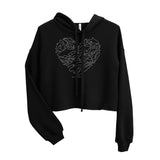 SHARK Heart Crop Hoodie - Women - 4 colors