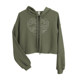 SHARK Heart Crop Hoodie - Women - 4 colors