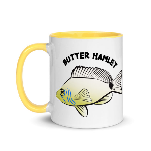 BUTTER HAMLET Mug with Yellow Inside 11oz
